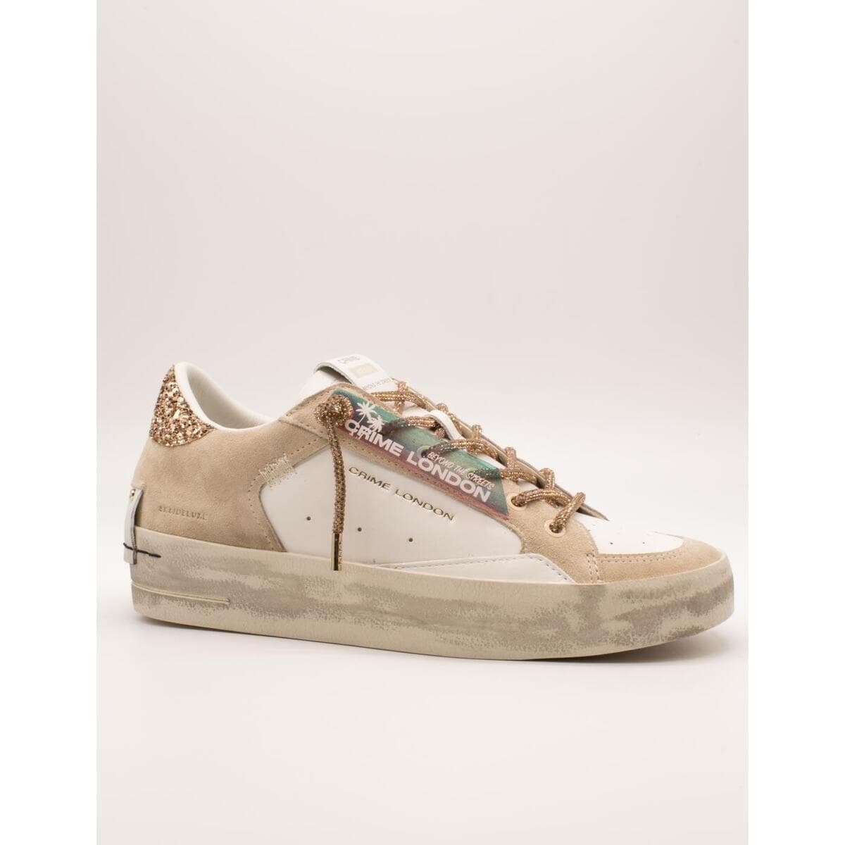 Women's Sneakers Crime London White