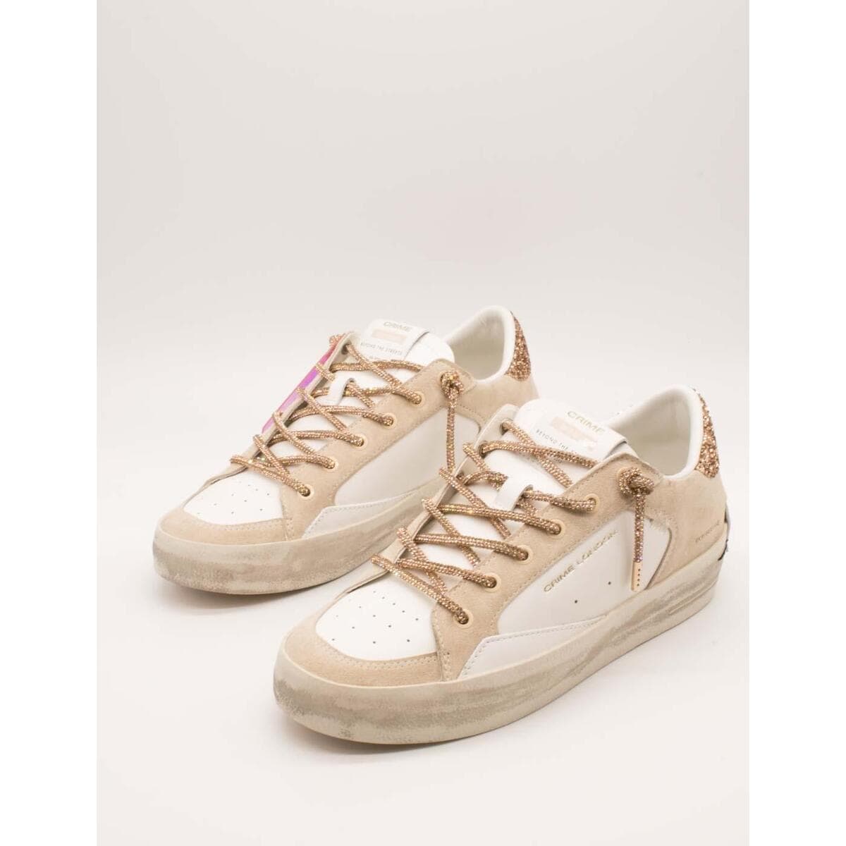 Women's Sneakers Crime London White