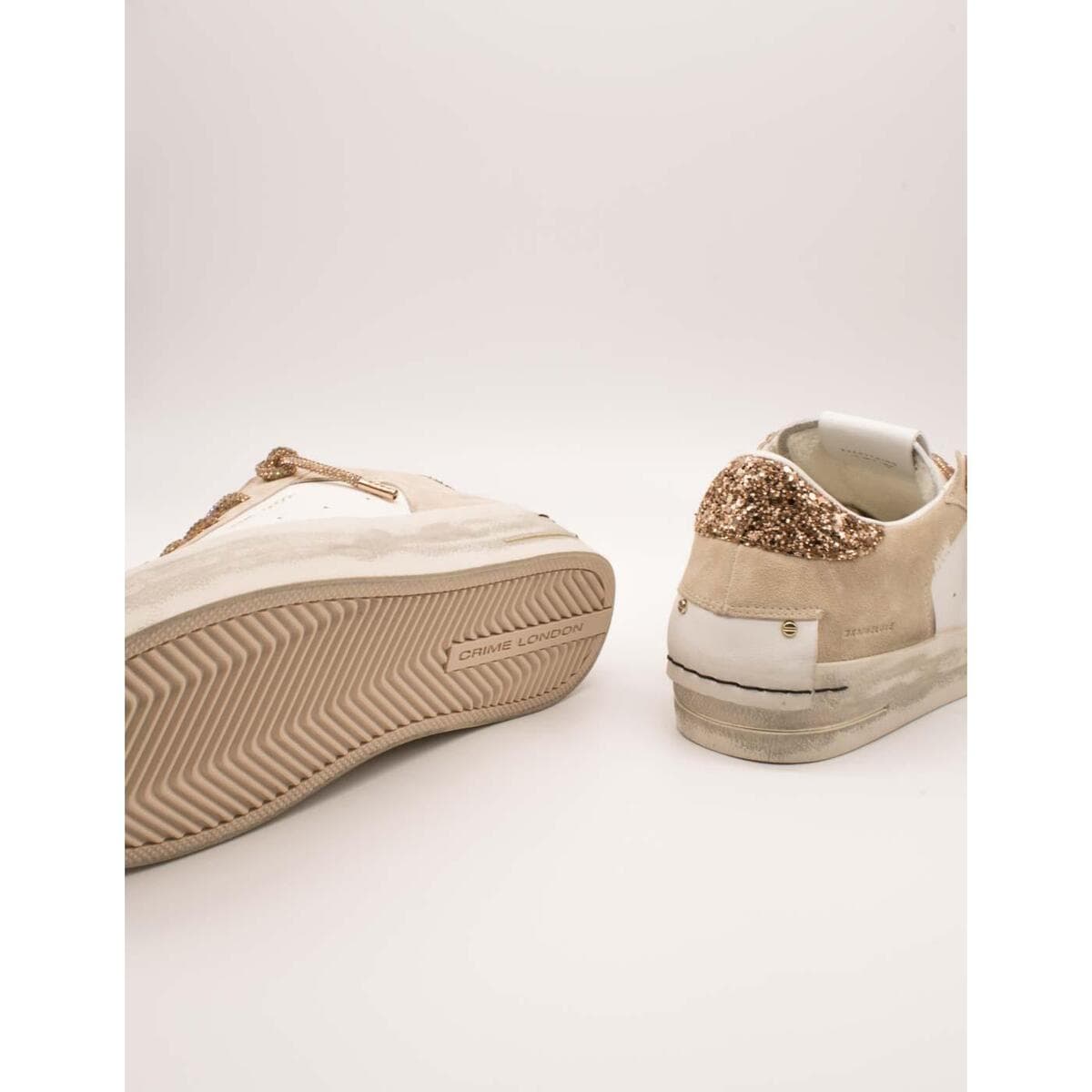 Women's Sneakers Crime London White