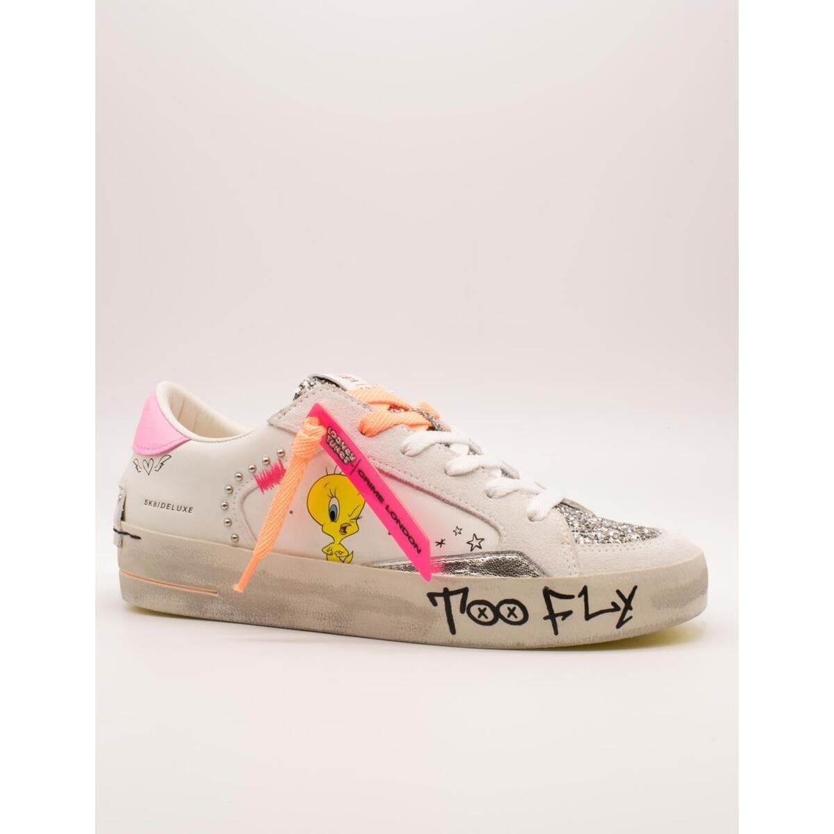 Women's Sneakers Crime London White