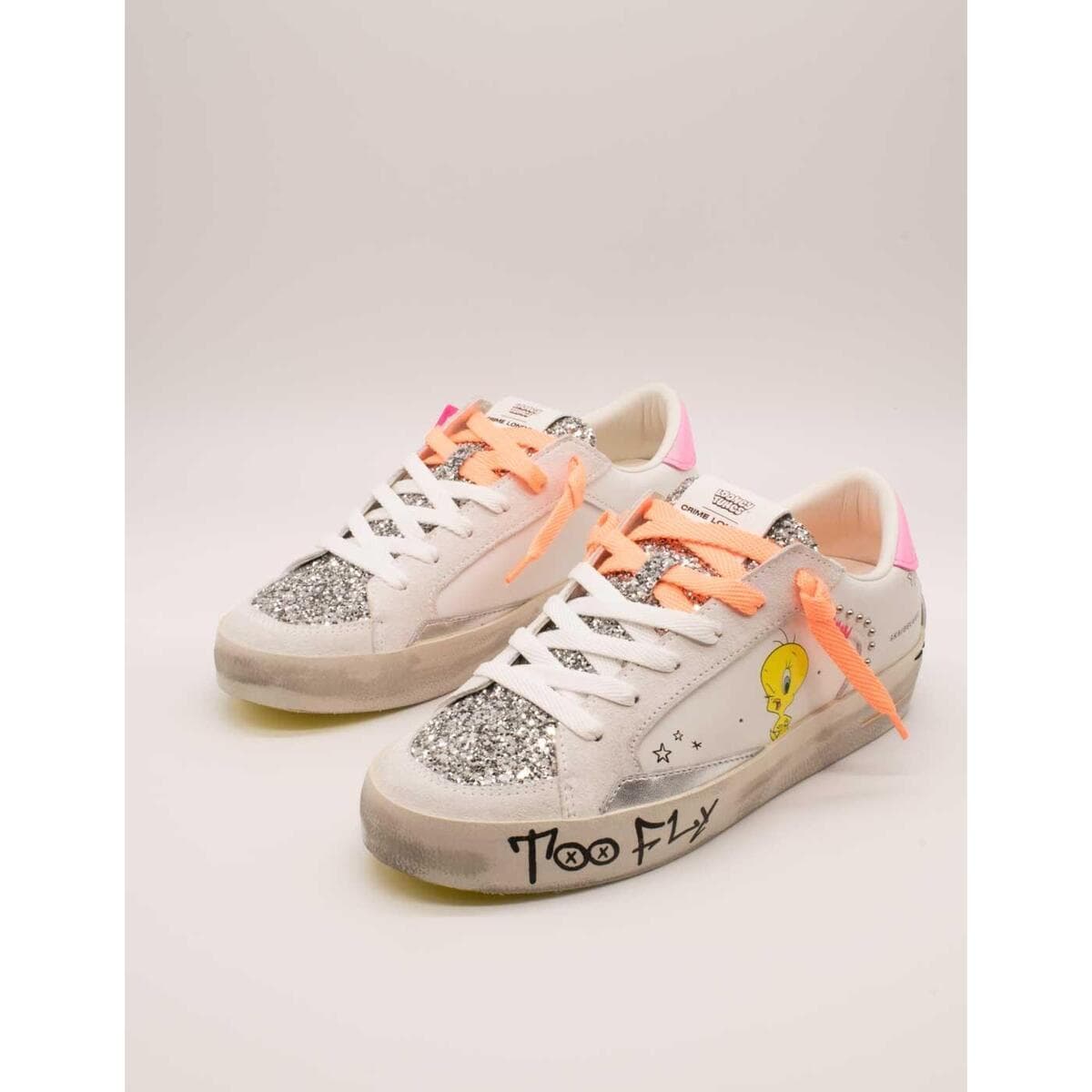 Women's Sneakers Crime London White