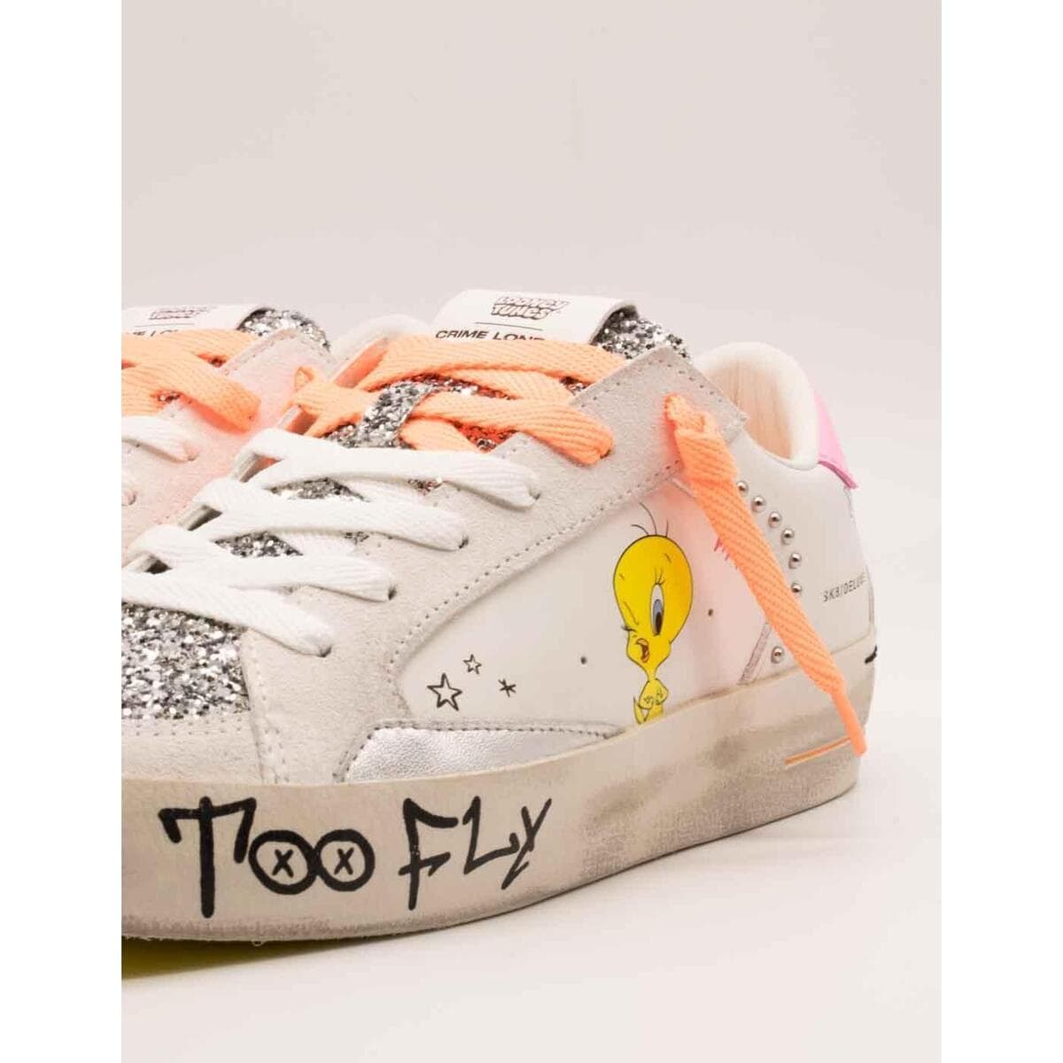 Women's Sneakers Crime London White