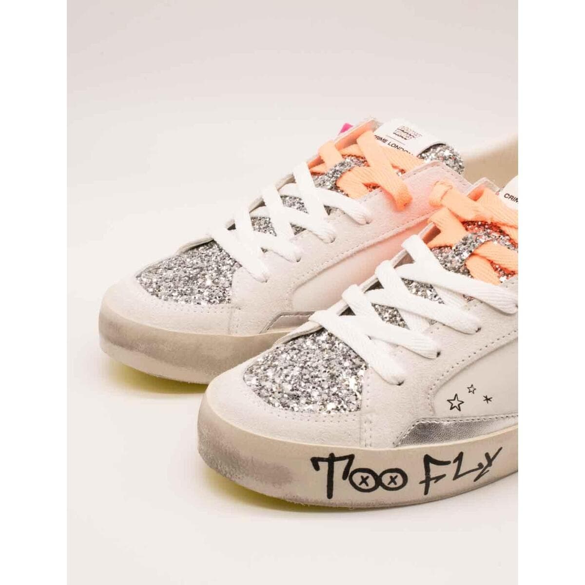 Women's Sneakers Crime London White