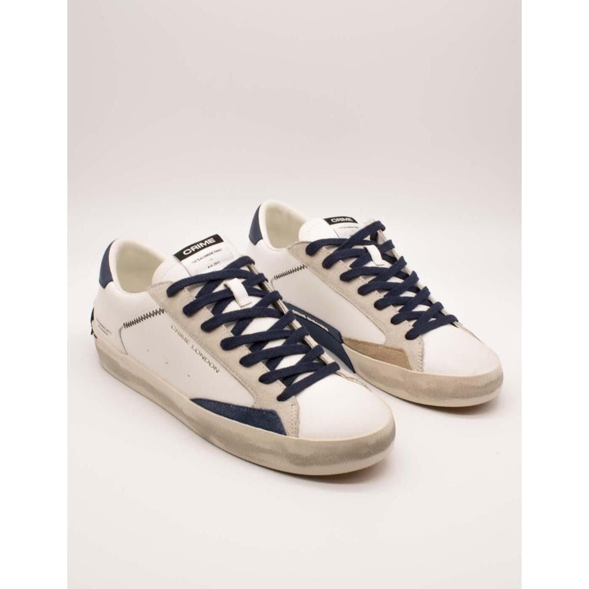 Men's Sneakers Crime London White