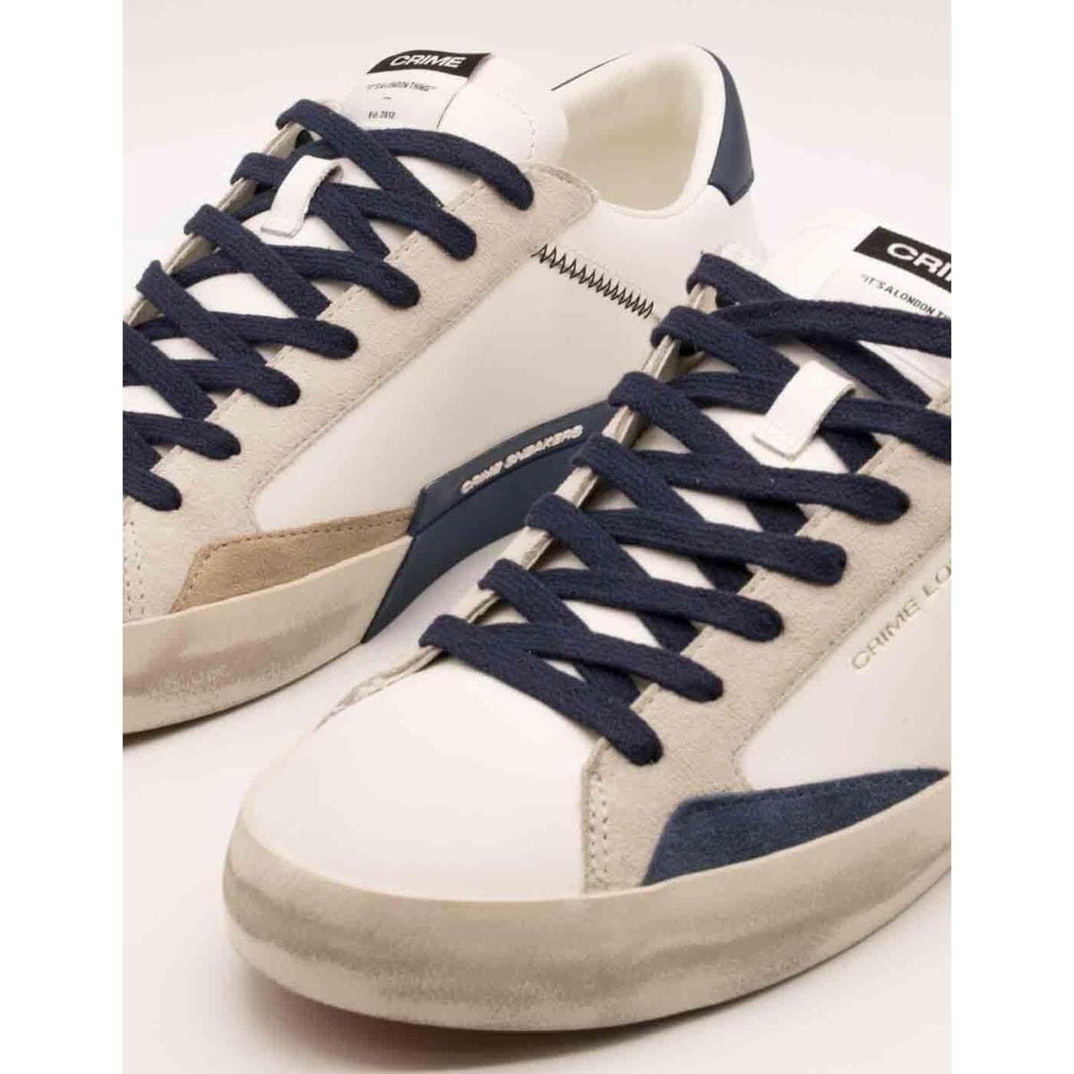 Men's Sneakers Crime London White