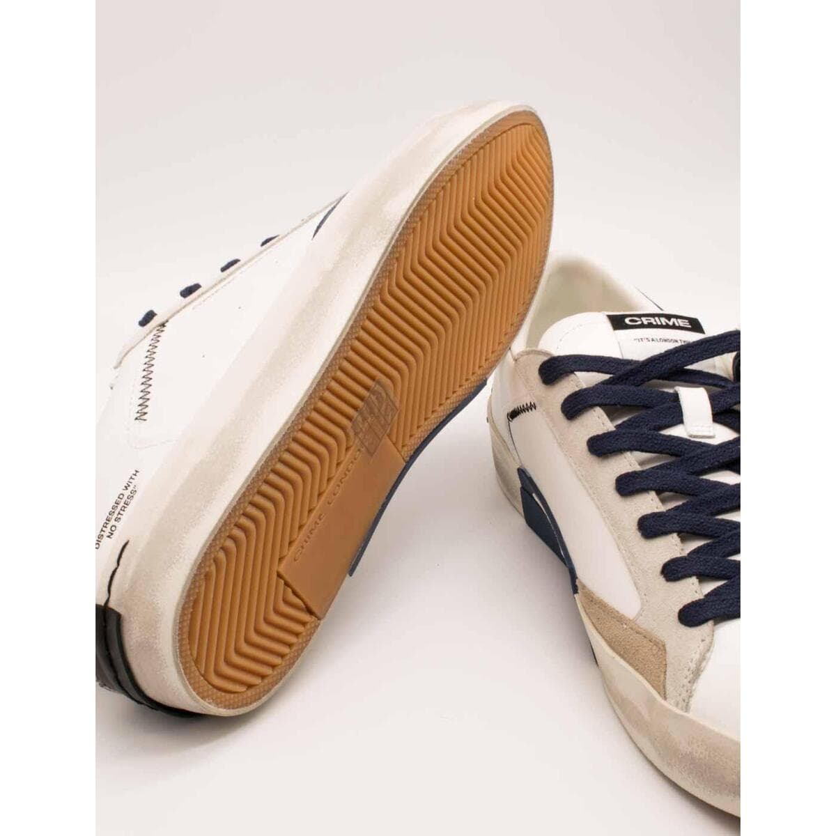 Men's Sneakers Crime London White