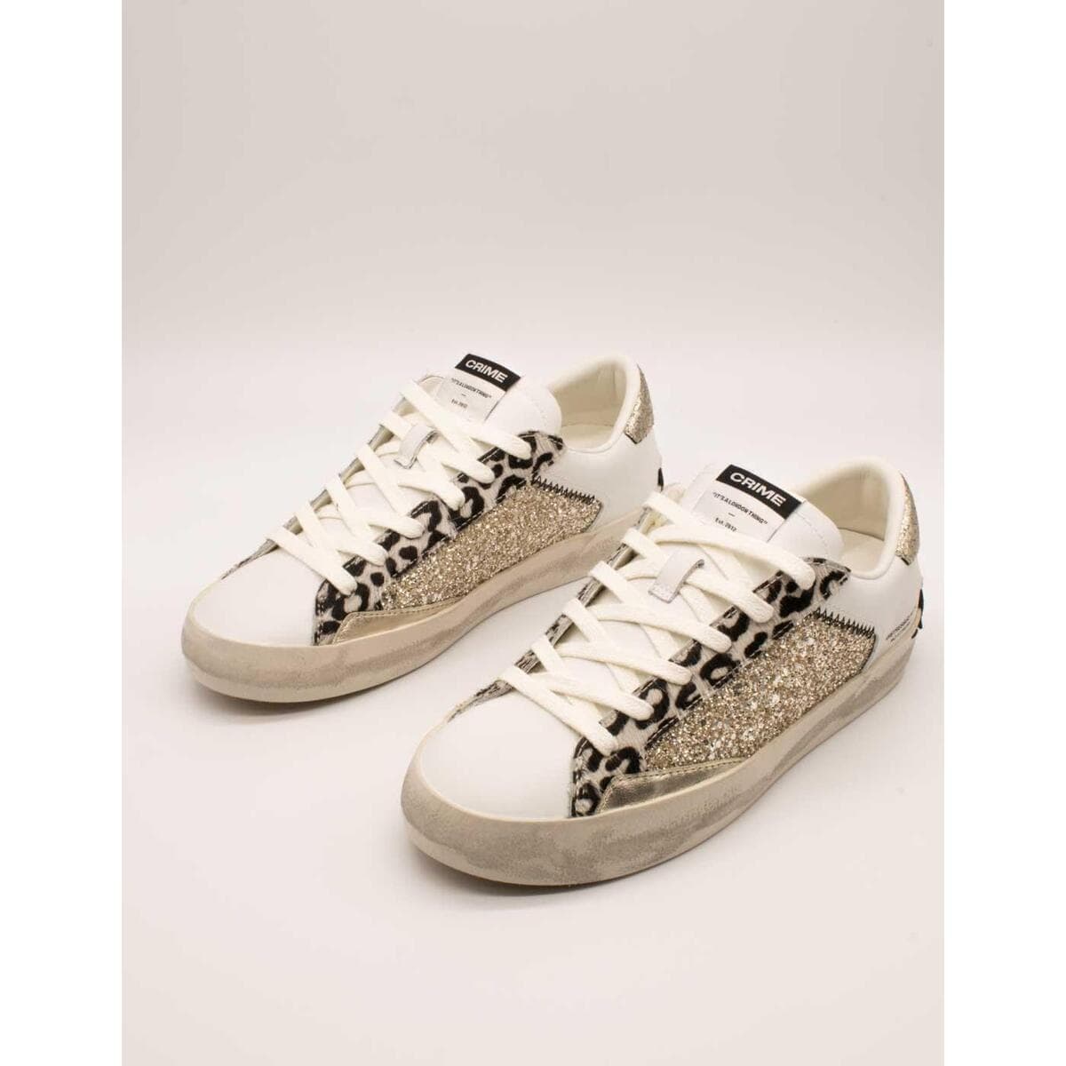 Women's Sneakers Crime London White