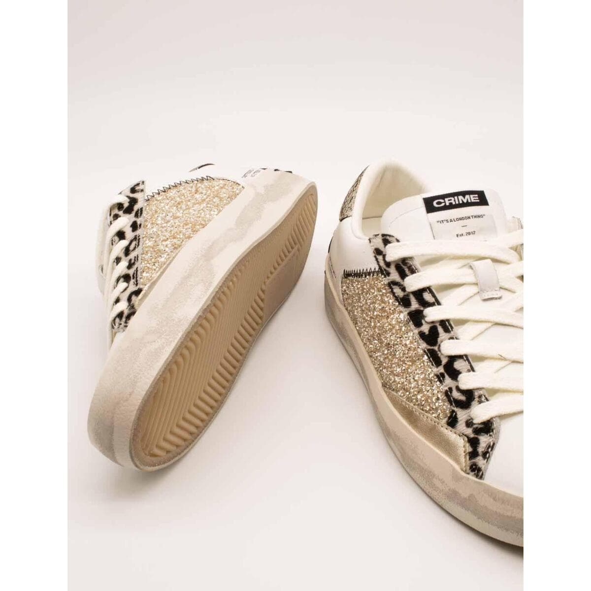 Women's Sneakers Crime London White