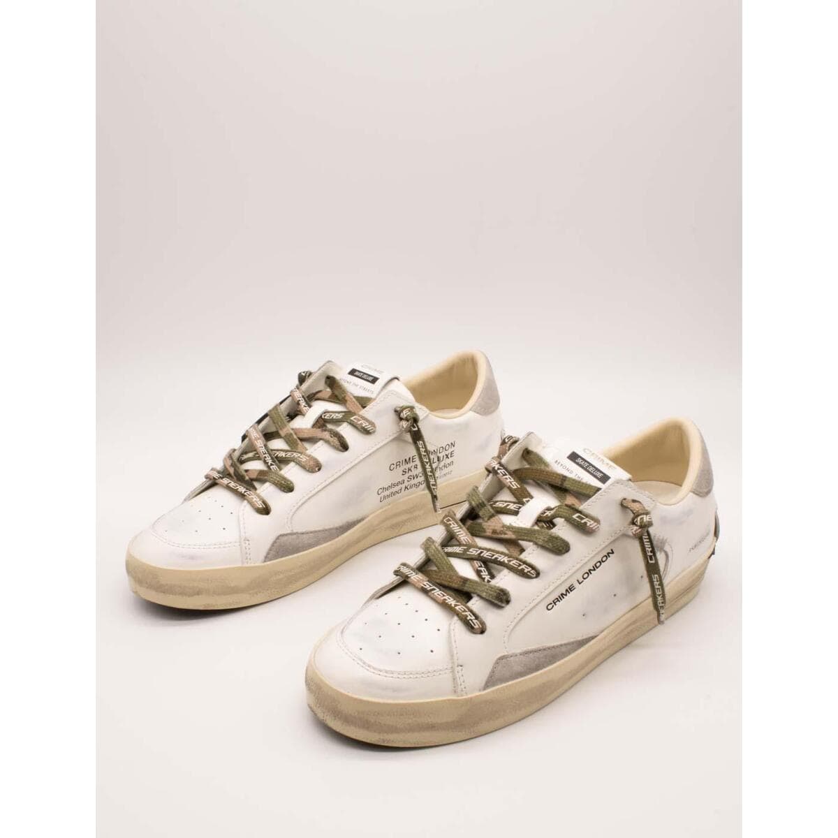 Men's Sneakers Crime London White