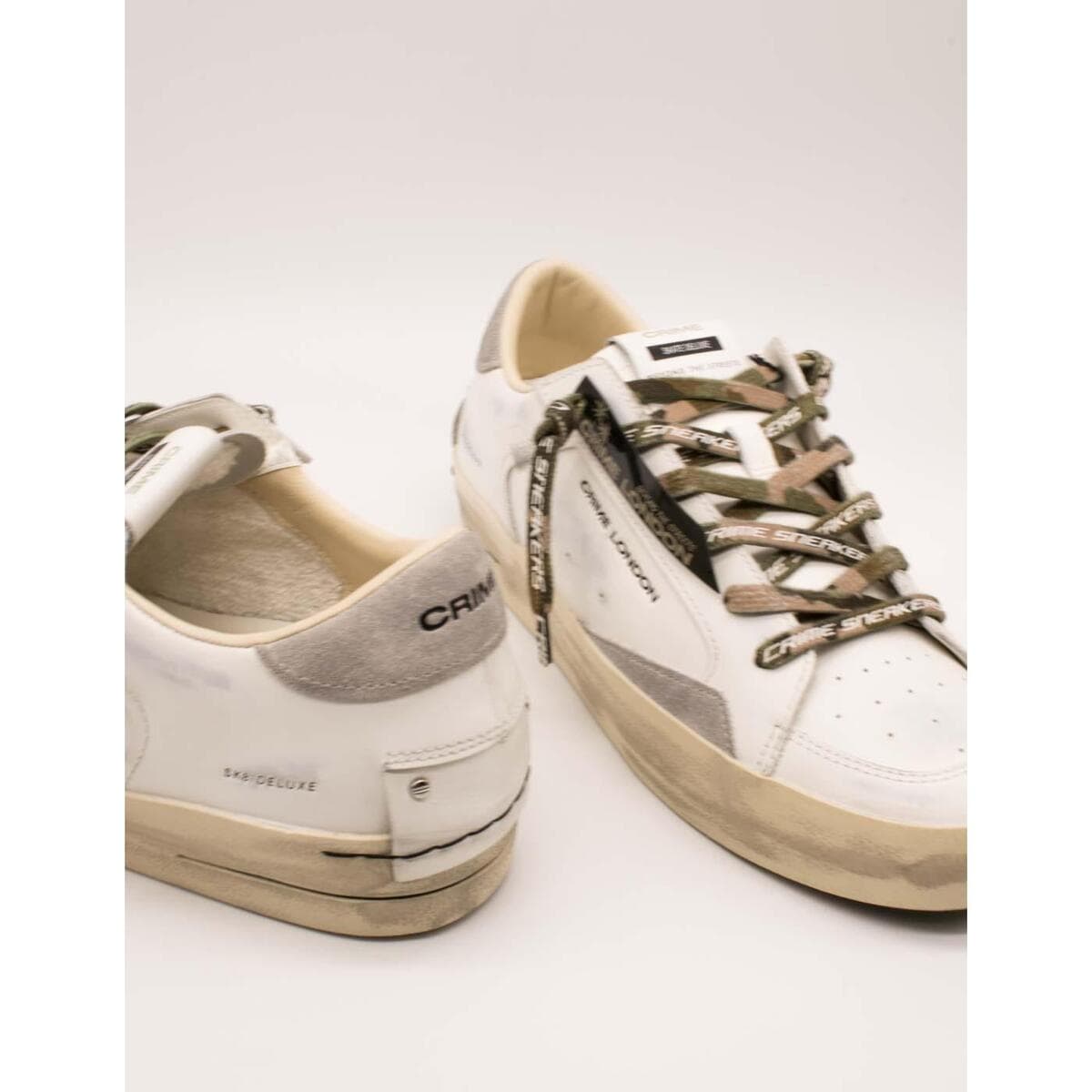 Men's Sneakers Crime London White