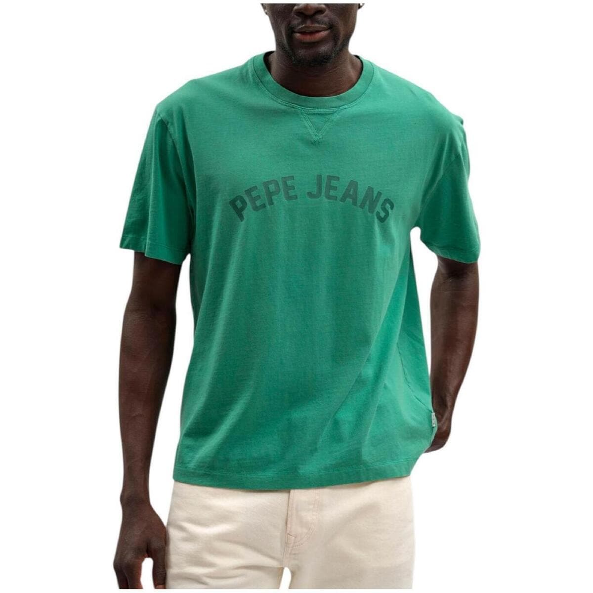 Men's T-Shirts Pepe Jeans Green