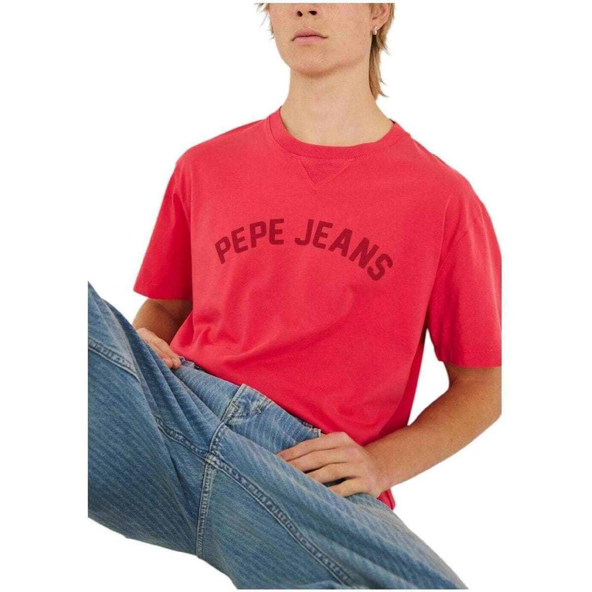 Men's T-Shirts Pepe Jeans Red