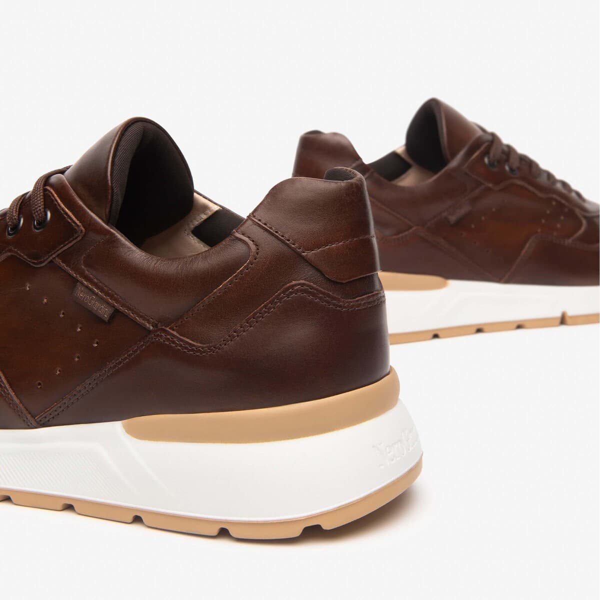 Men's Sneakers NeroGiardini Beige