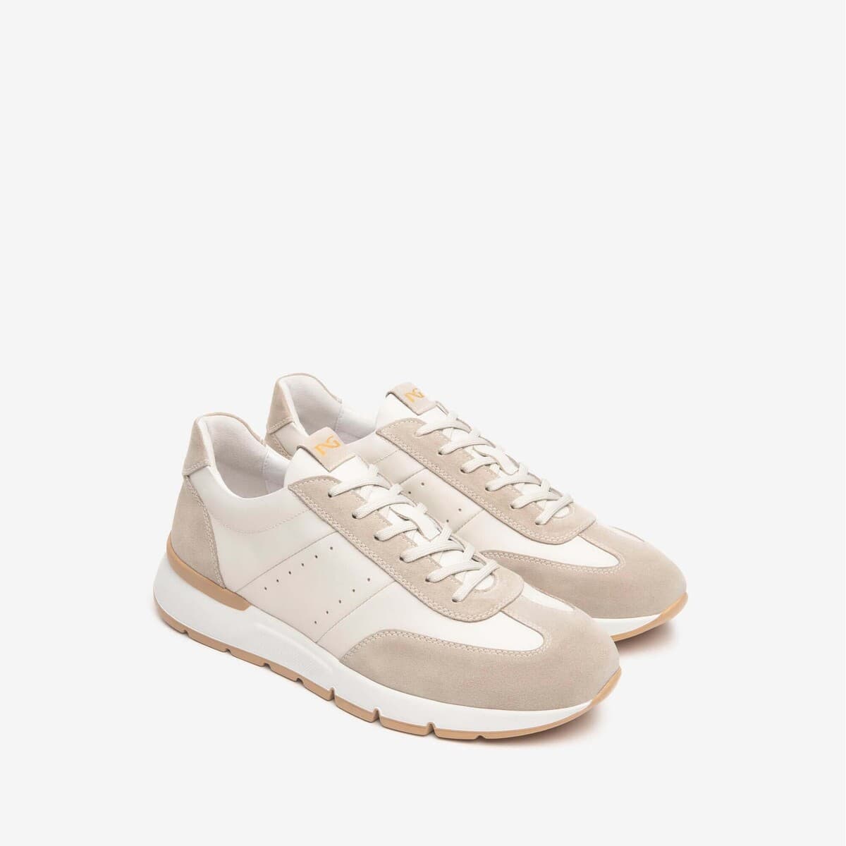 Men's Sneakers NeroGiardini Beige