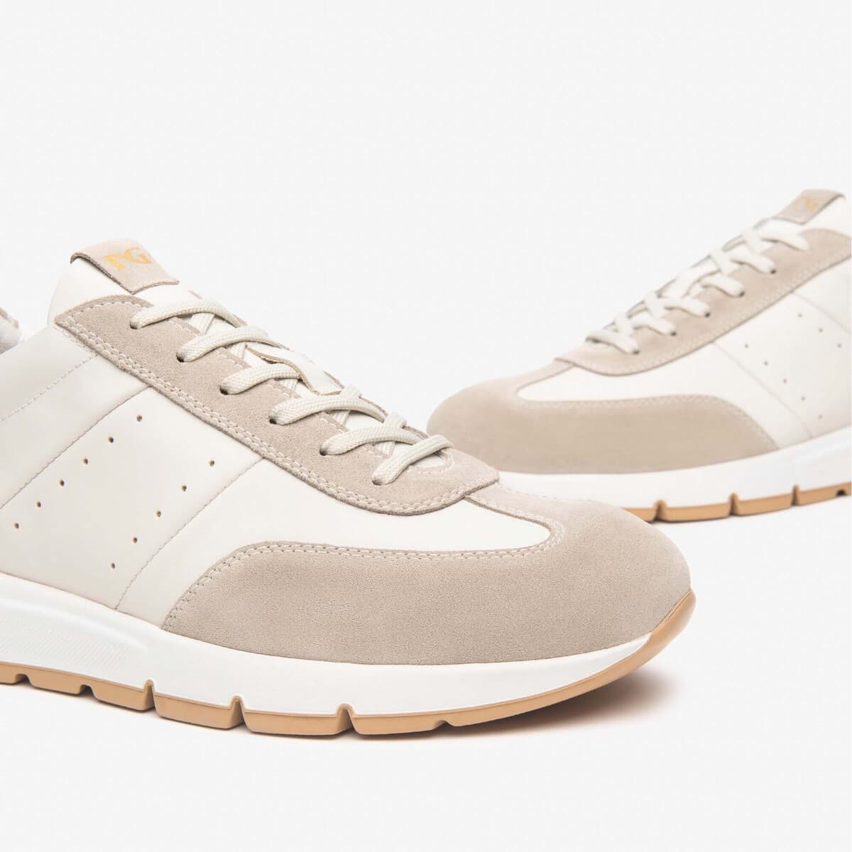 Men's Sneakers NeroGiardini Beige