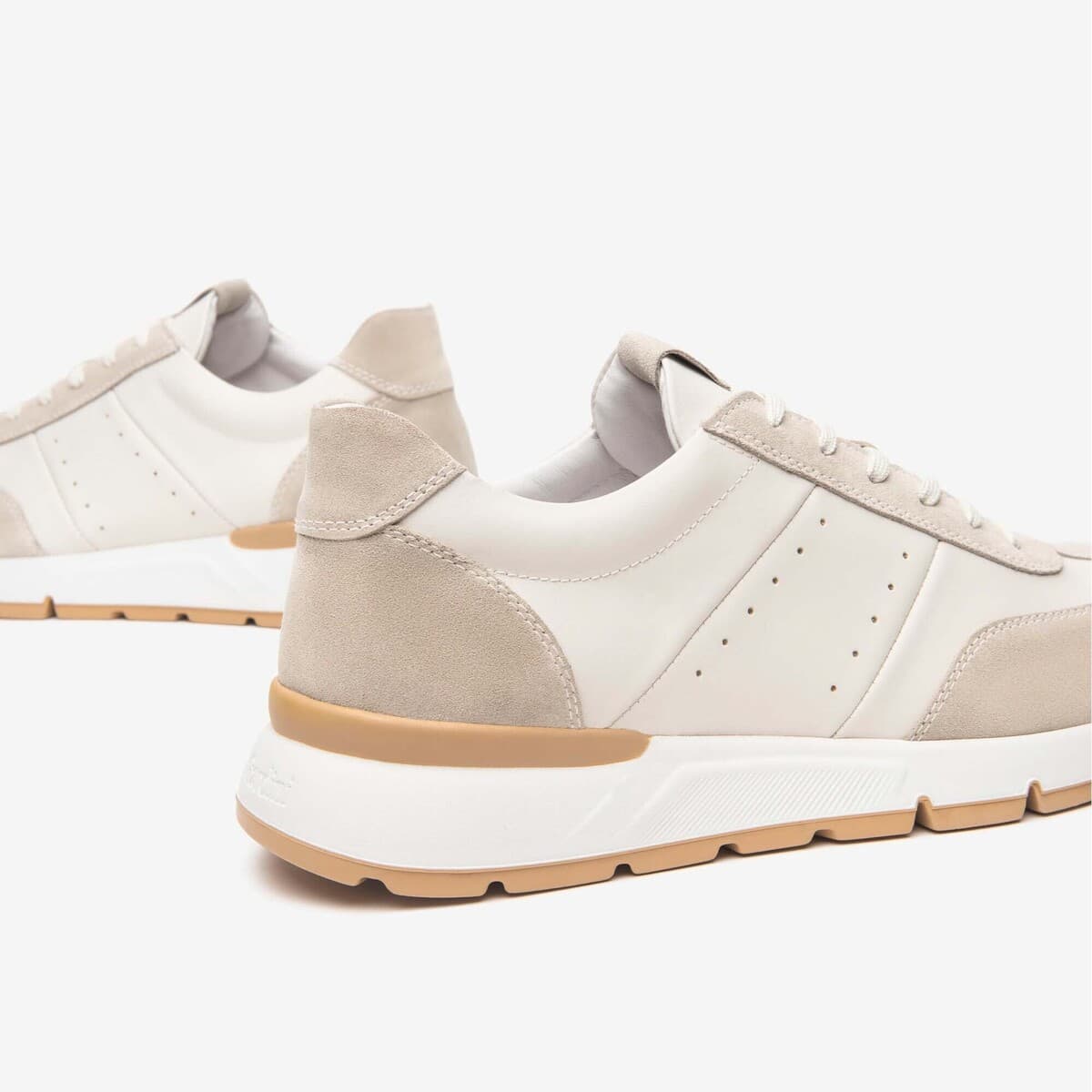 Men's Sneakers NeroGiardini Beige
