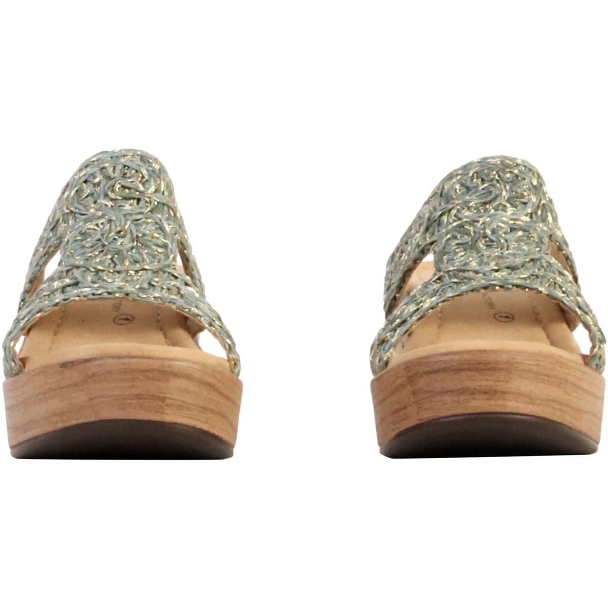 Women's Mules The Divine Factory Green