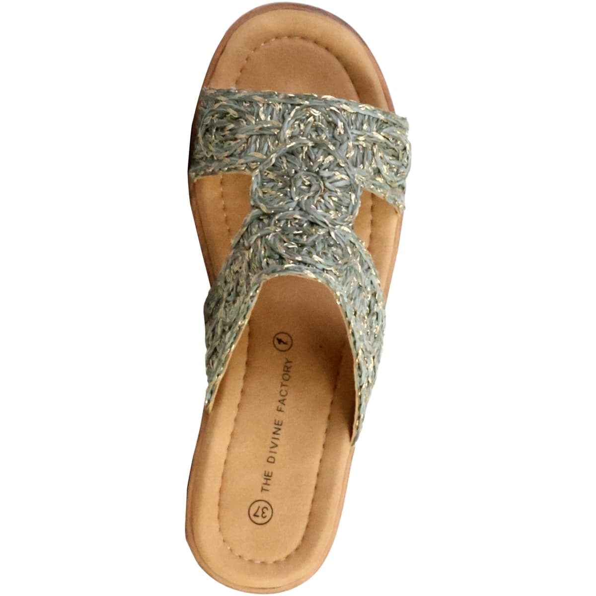 Women's Mules The Divine Factory Green