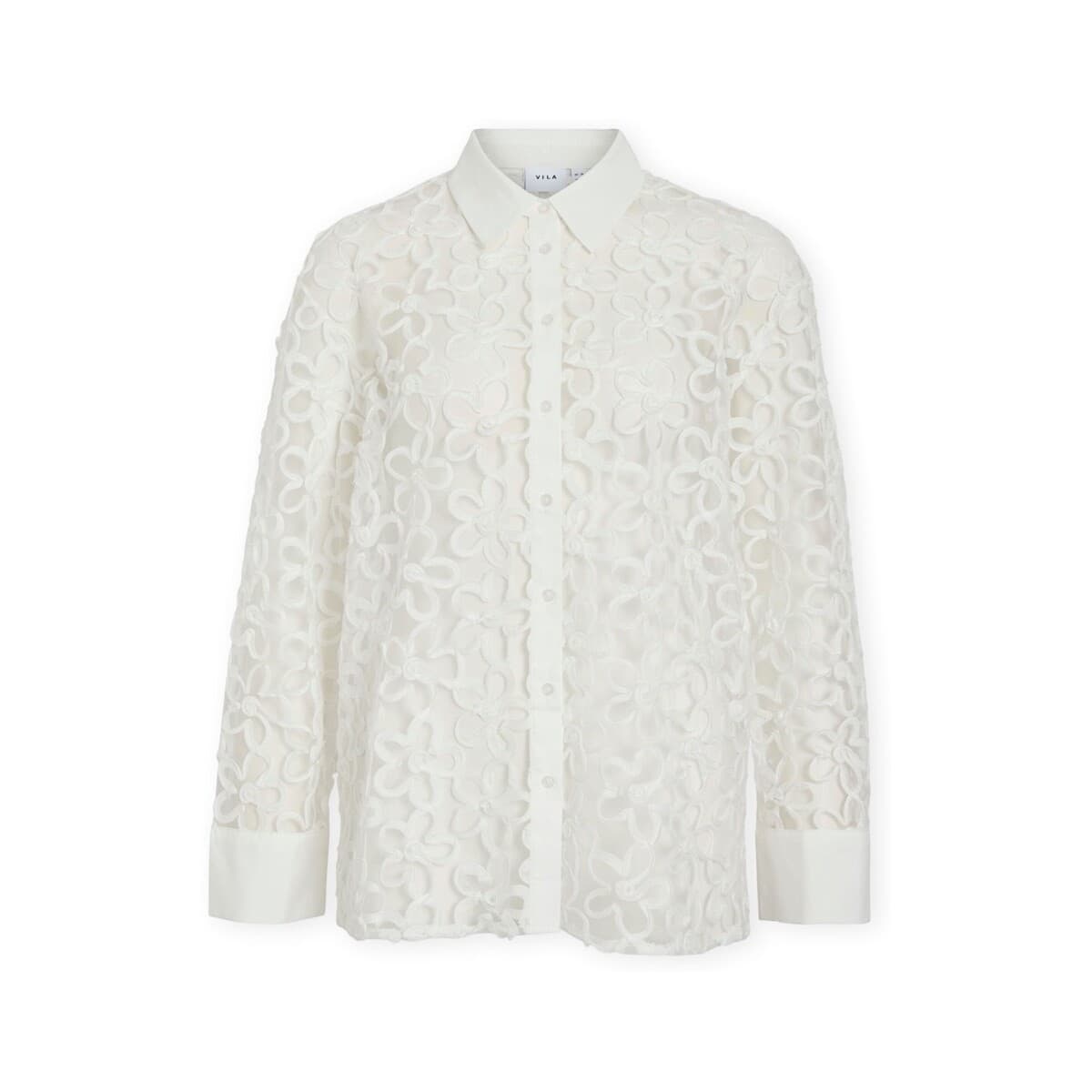 Πουκάμισα Vila Baja Shirt - Snow White