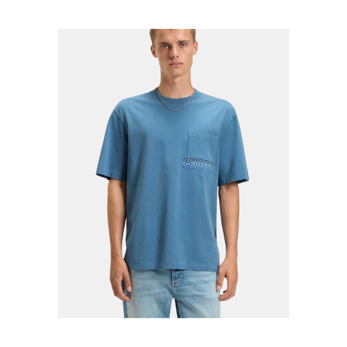 Men's T-Shirts HUGO Blue