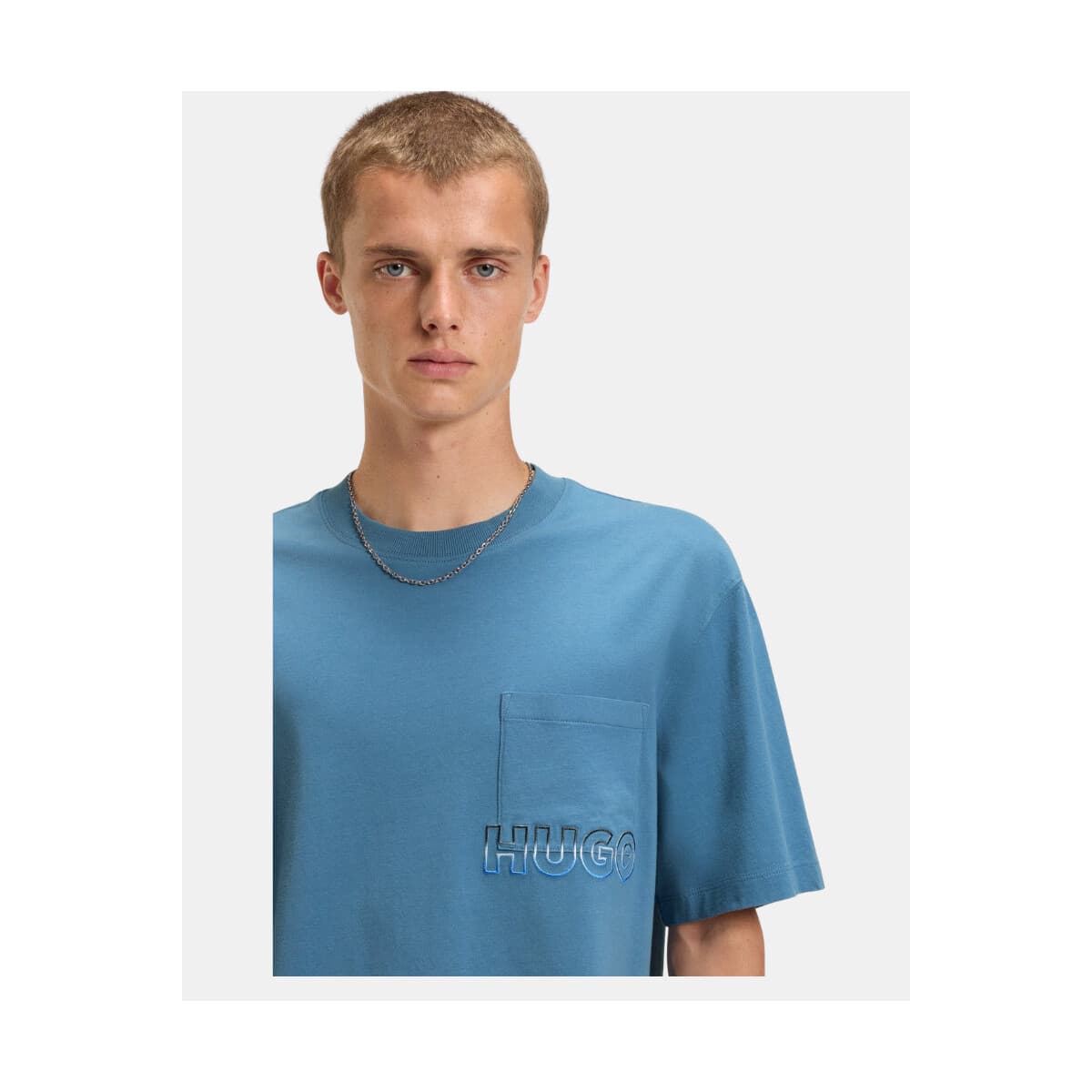Men's T-Shirts HUGO Blue