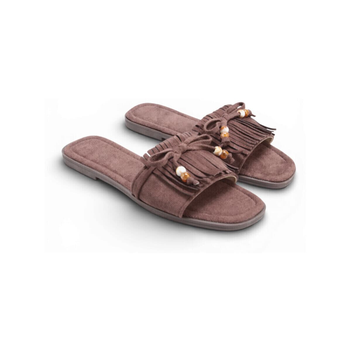 Women's Flip Flops La Modeuse Brown