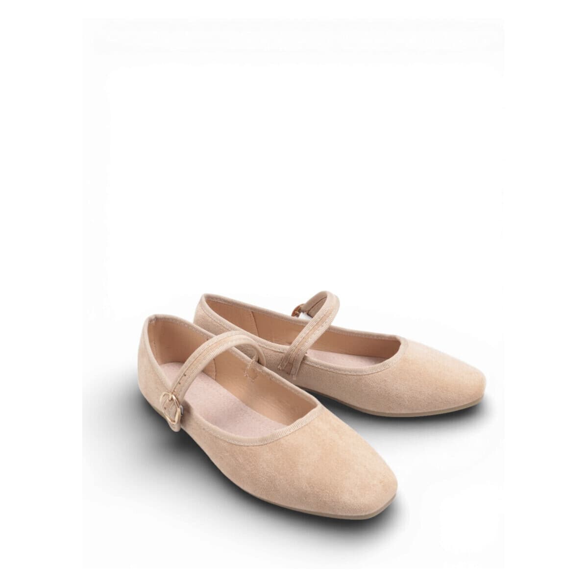 Women's Ballet Flats La Modeuse Beige