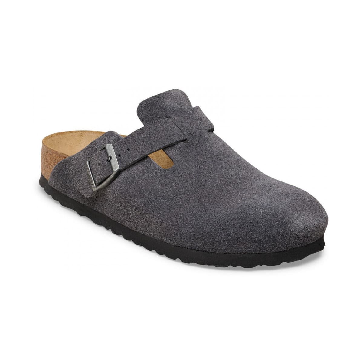 Σανδάλια χωρίς τακούνι BIRKENSTOCK Boston suede leather