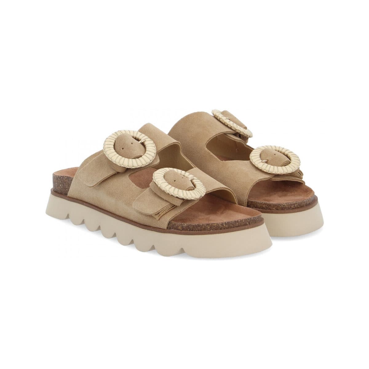 Women's Platforms No Name Beige