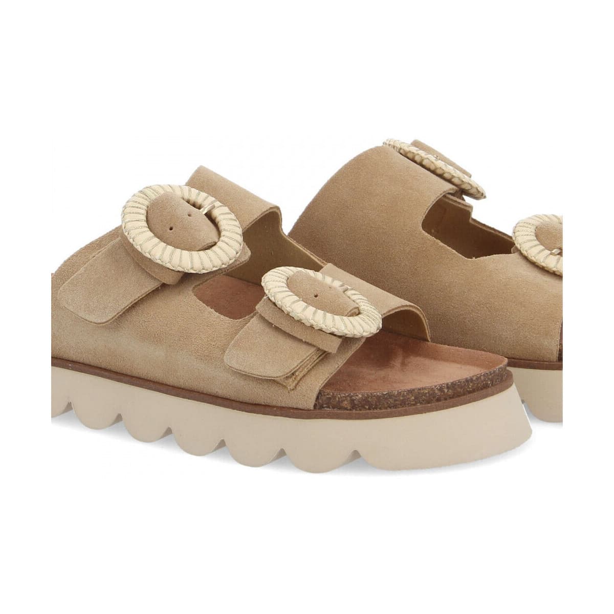 Women's Platforms No Name Beige