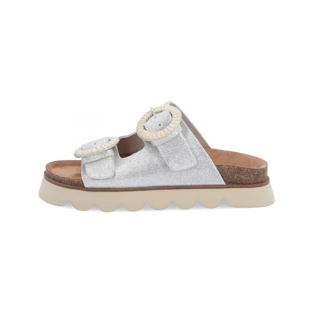 Women's Mules No Name Silver