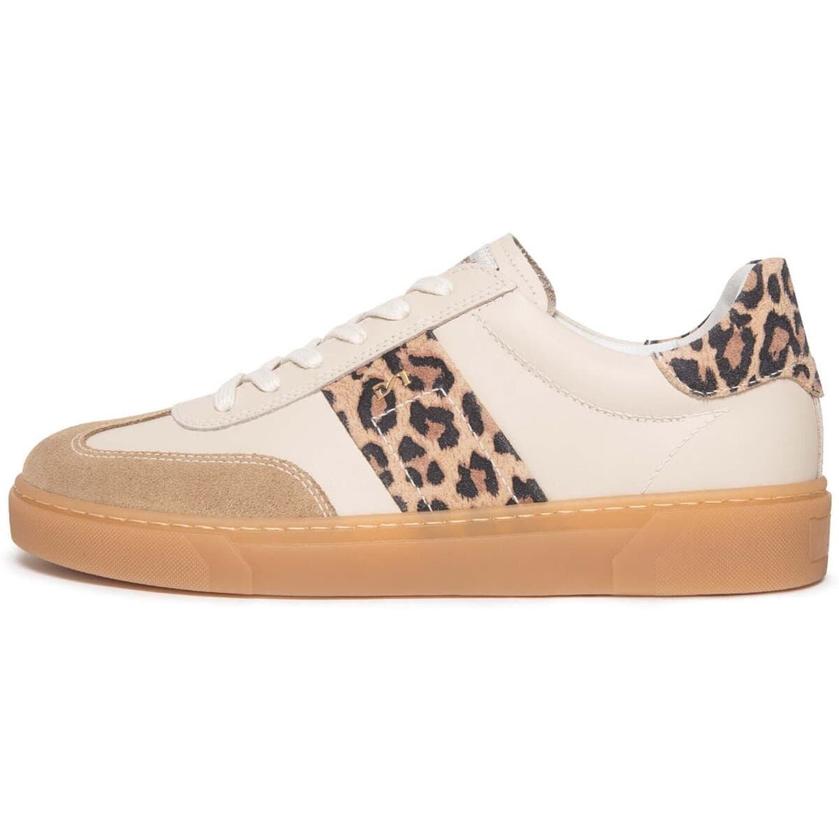 Xαμηλά Sneakers NeroGiardini Velour Camel Velvet Milk 1039 T.Aida Leo +Iri