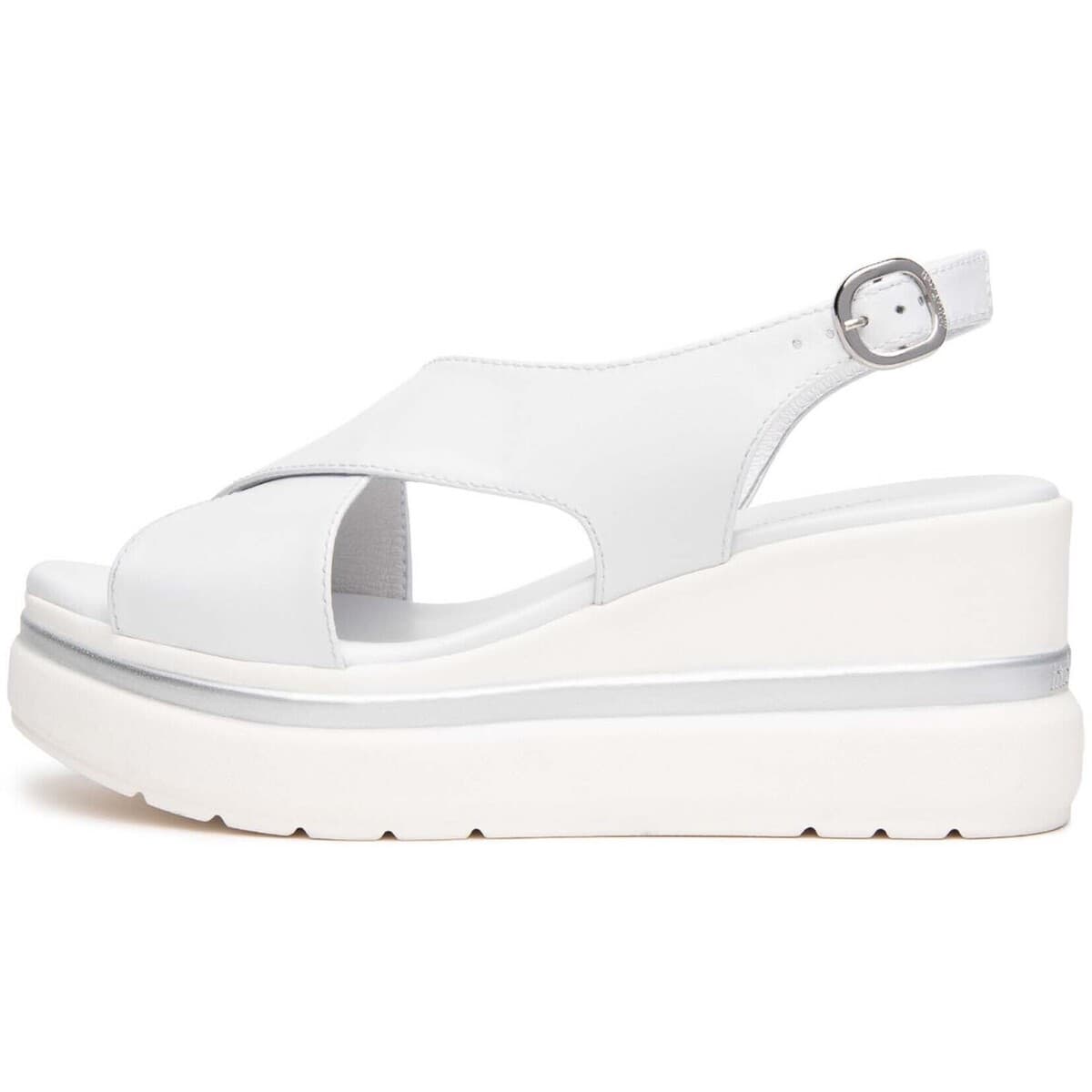 Σανδάλια με πλατφόρμα NeroGiardini Barolo Pu.Alicante P18383 N