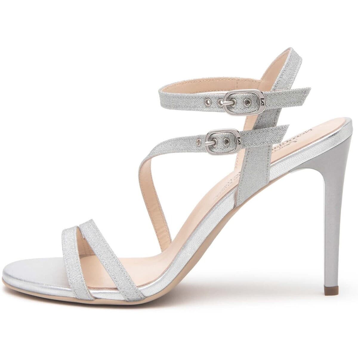 Σανδάλια με τακούνι NeroGiardini T.Microglitter Carne Tpu Egizia Naturale