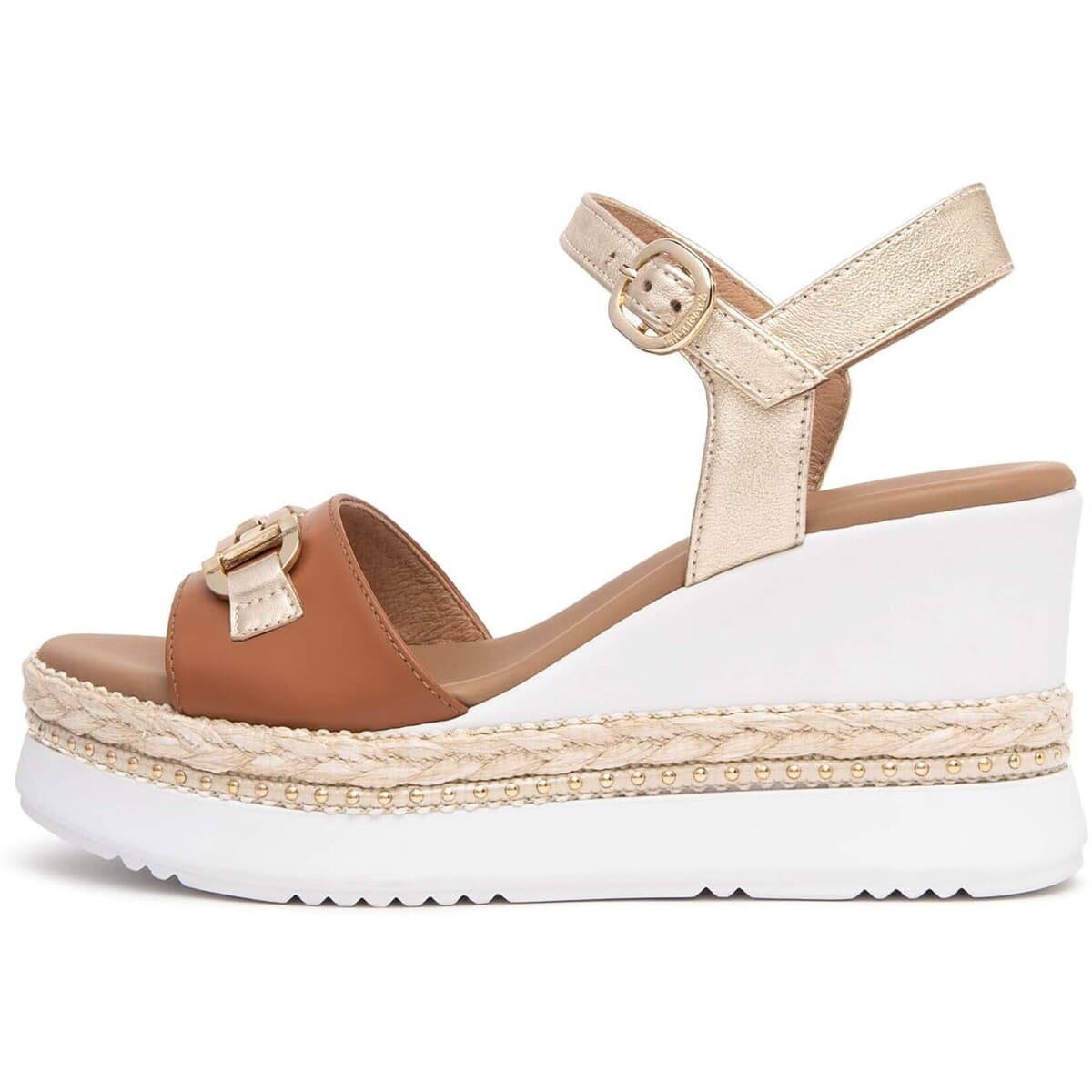 Σανδάλια με πλατφόρμα NeroGiardini Armenia Etoile Miele Pu.Monod.Bagheria 17