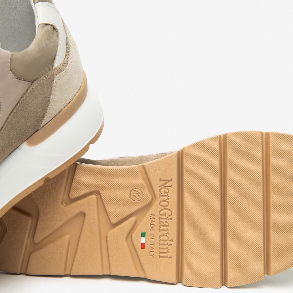 Men's Sneakers NeroGiardini Brown