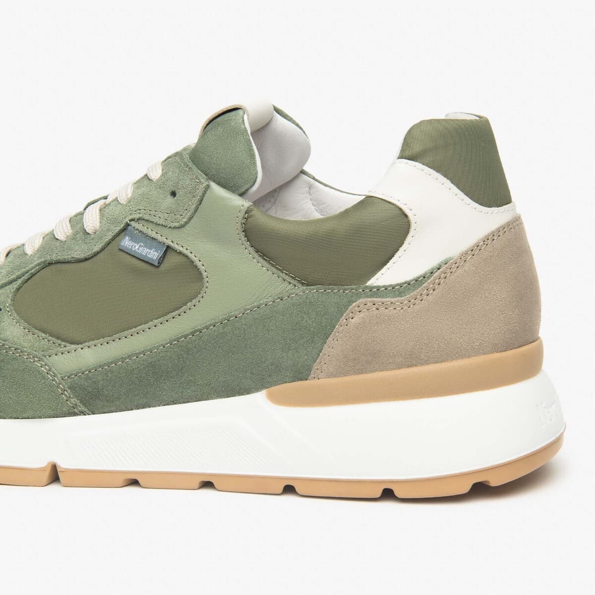 Men's Sneakers NeroGiardini Green