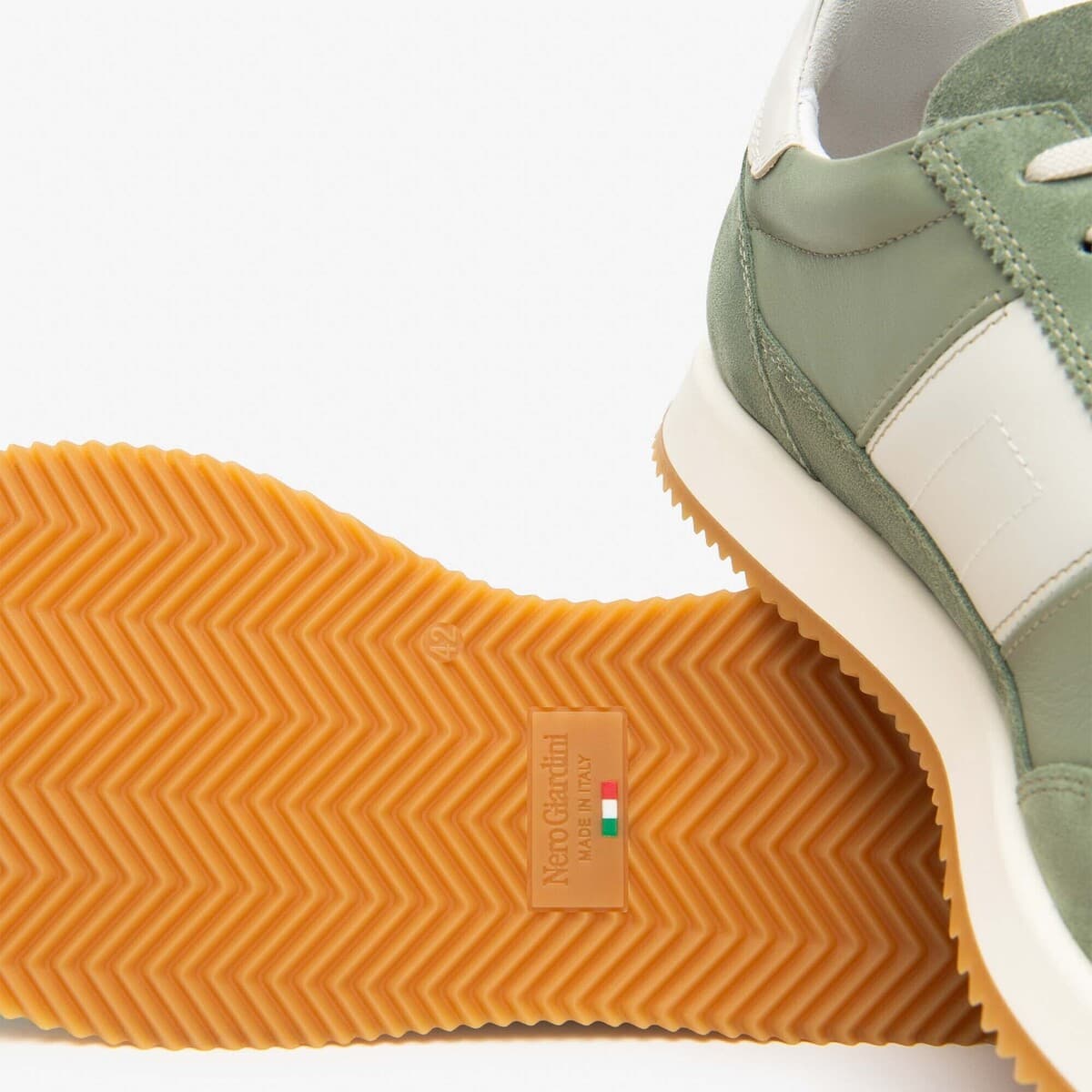 Men's Sneakers NeroGiardini Green