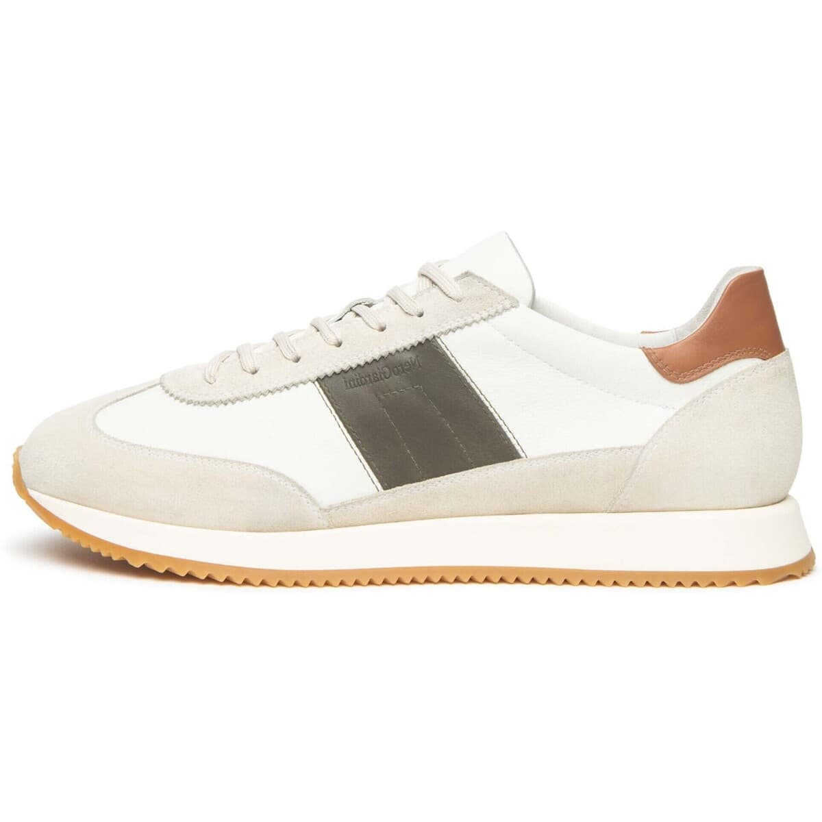 Xαμηλά Sneakers NeroGiardini Velour Dollarino Sauvage Oliva Armenia Cogn