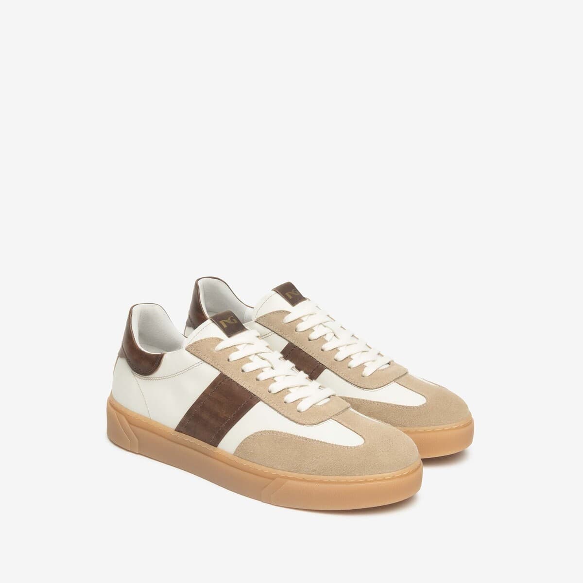 Men's Sneakers NeroGiardini Brown