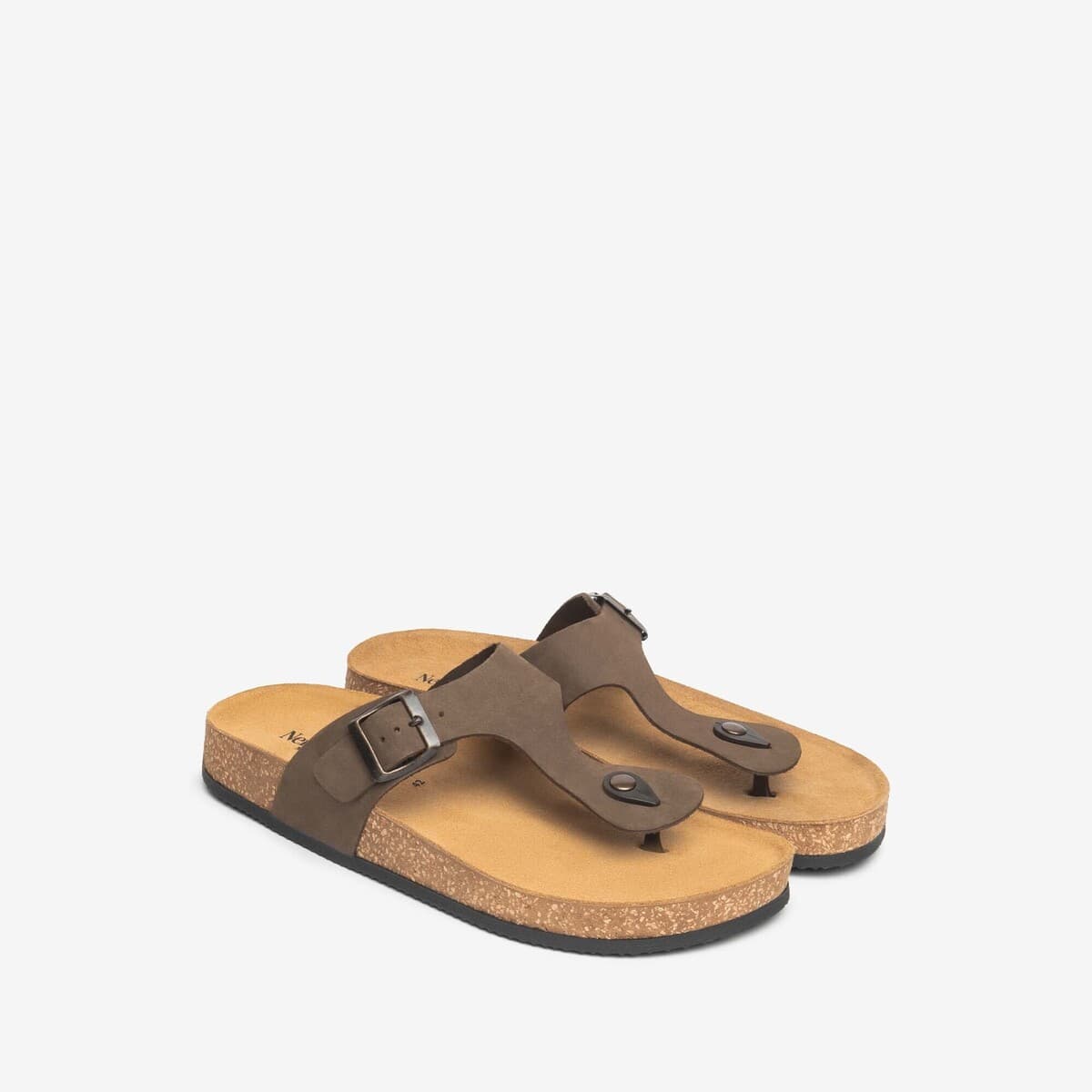 Men's Mules NeroGiardini Brown