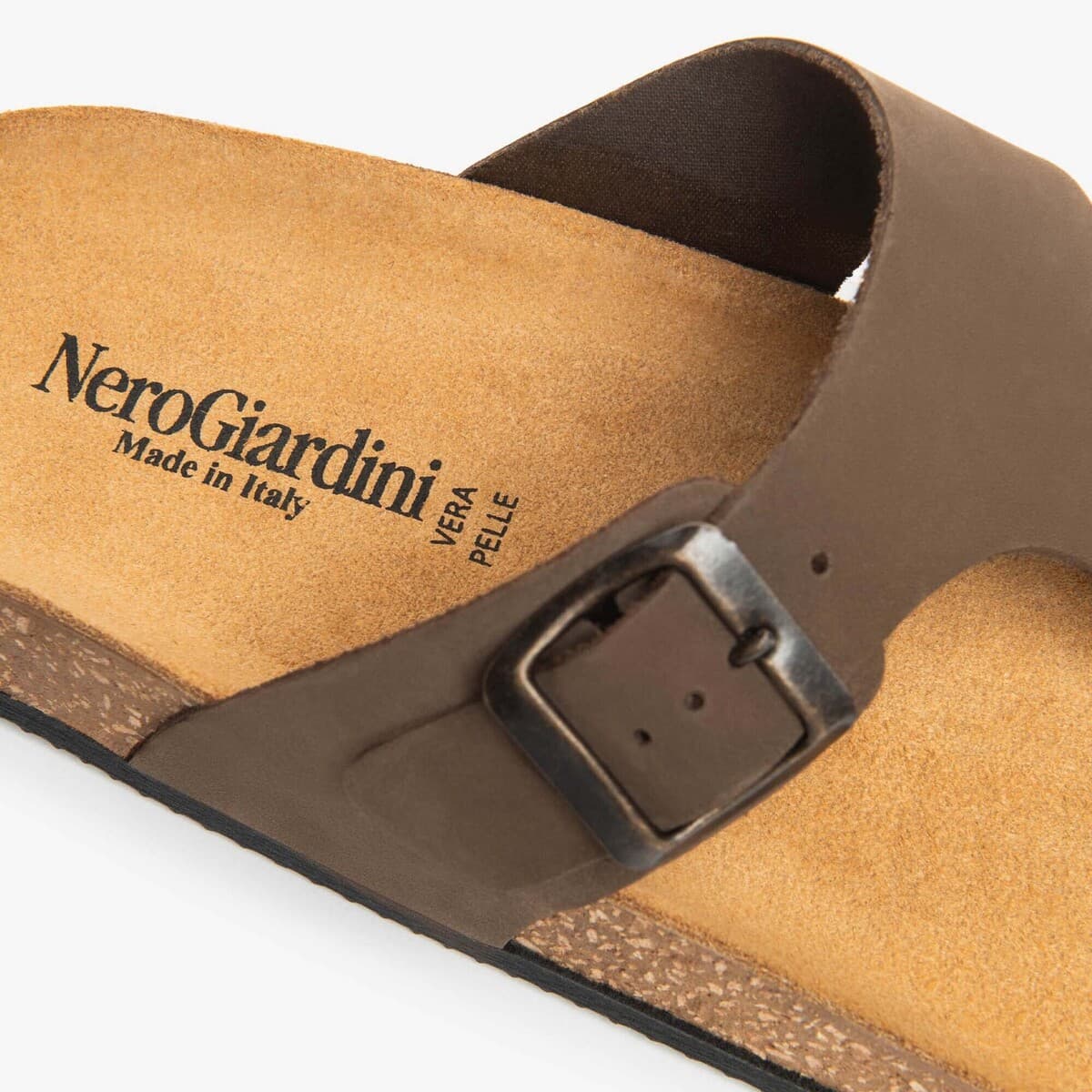 Men's Mules NeroGiardini Brown