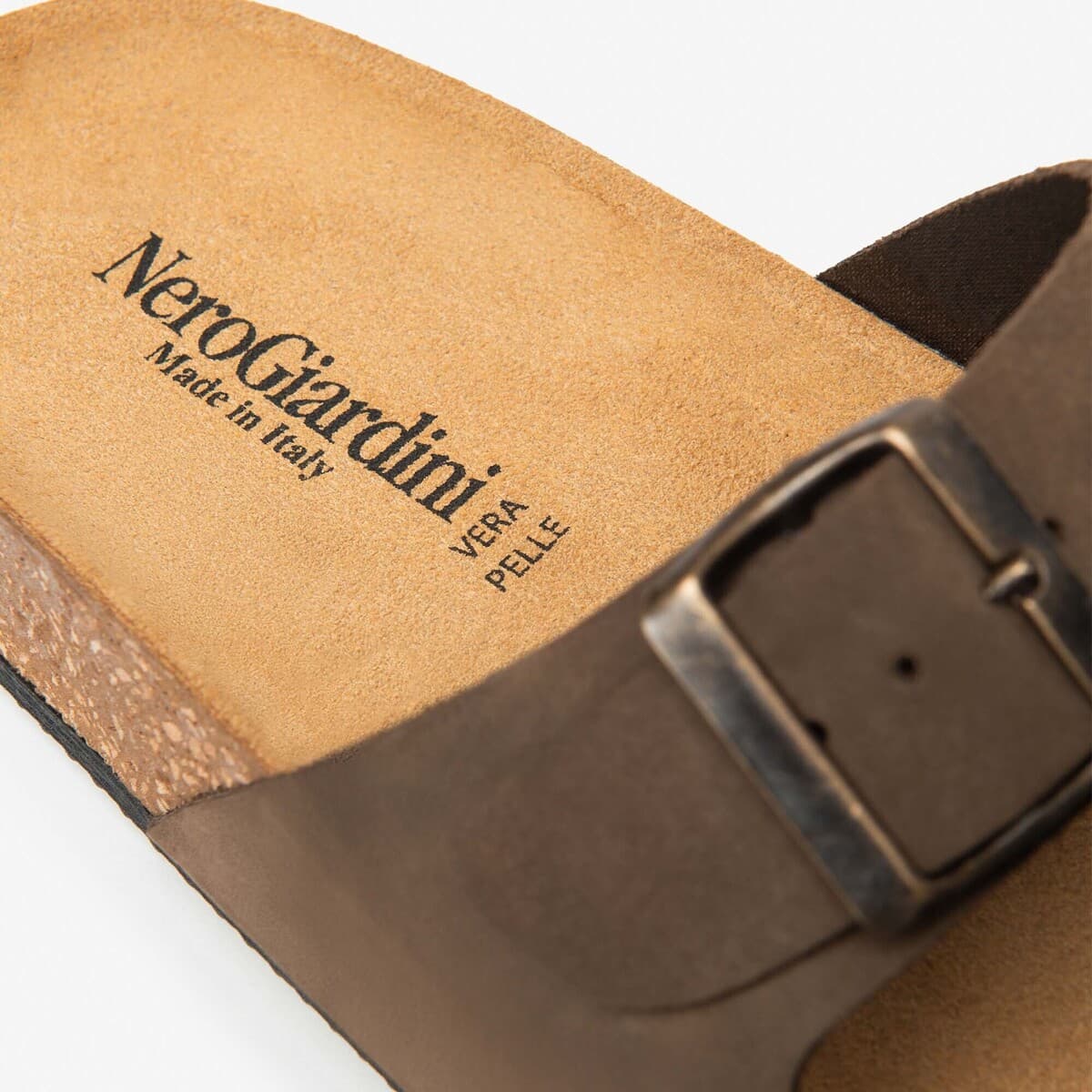 Men's Mules NeroGiardini Brown