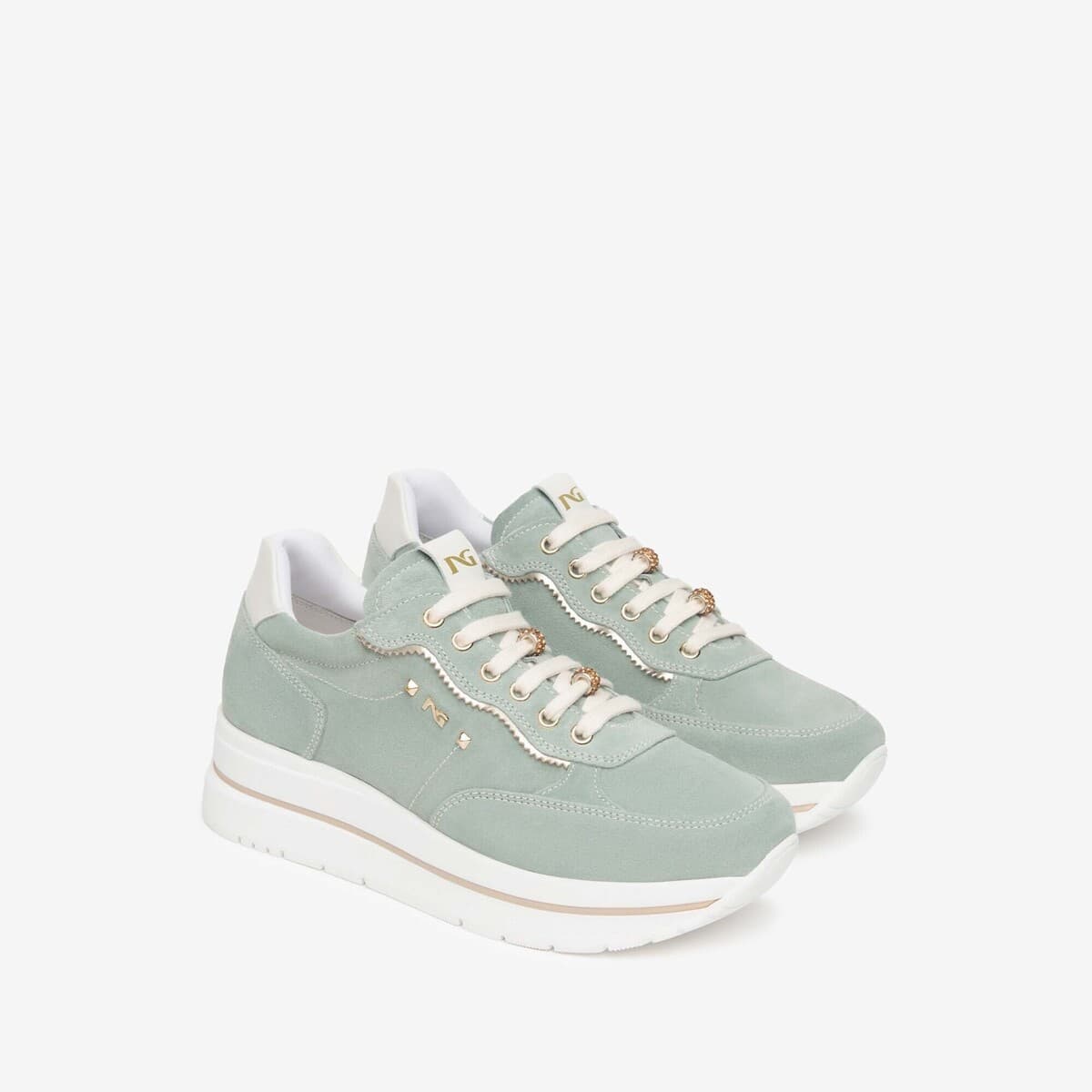 Women's Sneakers NeroGiardini Green