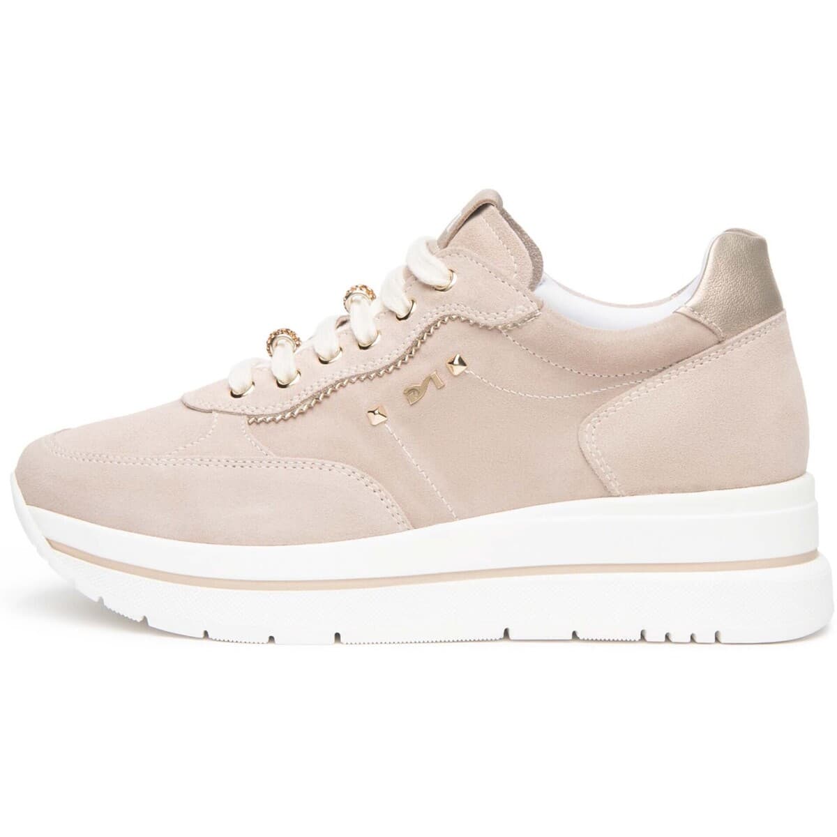 Xαμηλά Sneakers NeroGiardini Velour Col.Femmeetoile Col.Saturnt.Brill Col.Plati