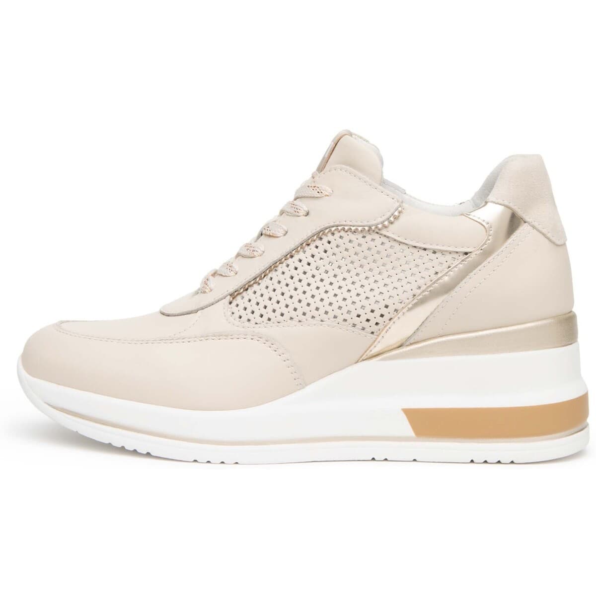 Xαμηλά Sneakers NeroGiardini Skipper Skipper T.Brill Platino 6074 Velour Ne