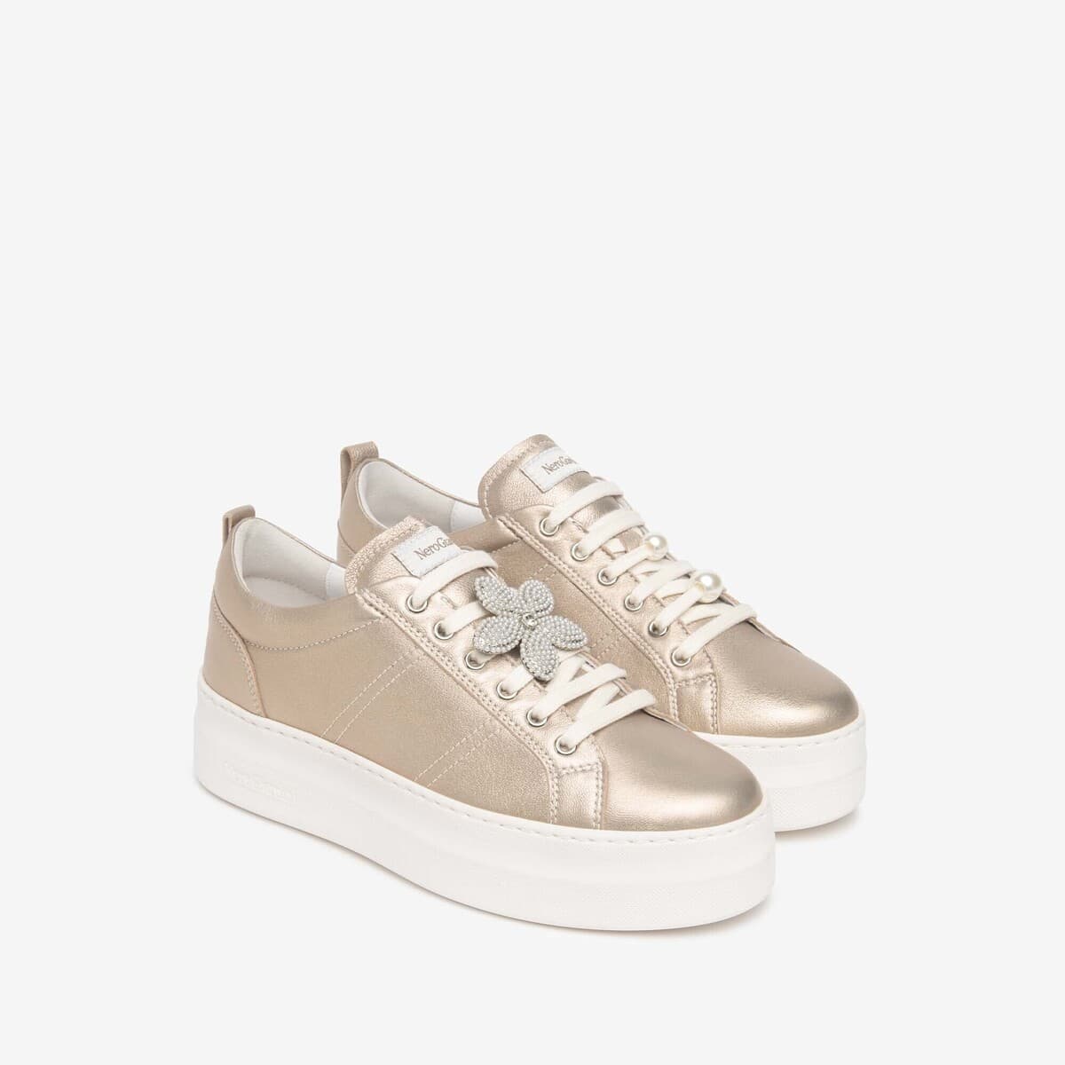 Women's Sneakers NeroGiardini Beige