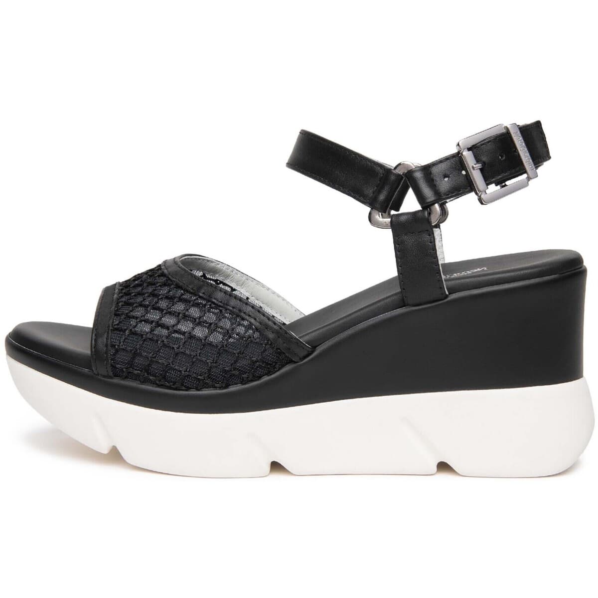 Σανδάλια με πλατφόρμα NeroGiardini Tamigi T.Palladium Net Pu.Monod.Norma P1868