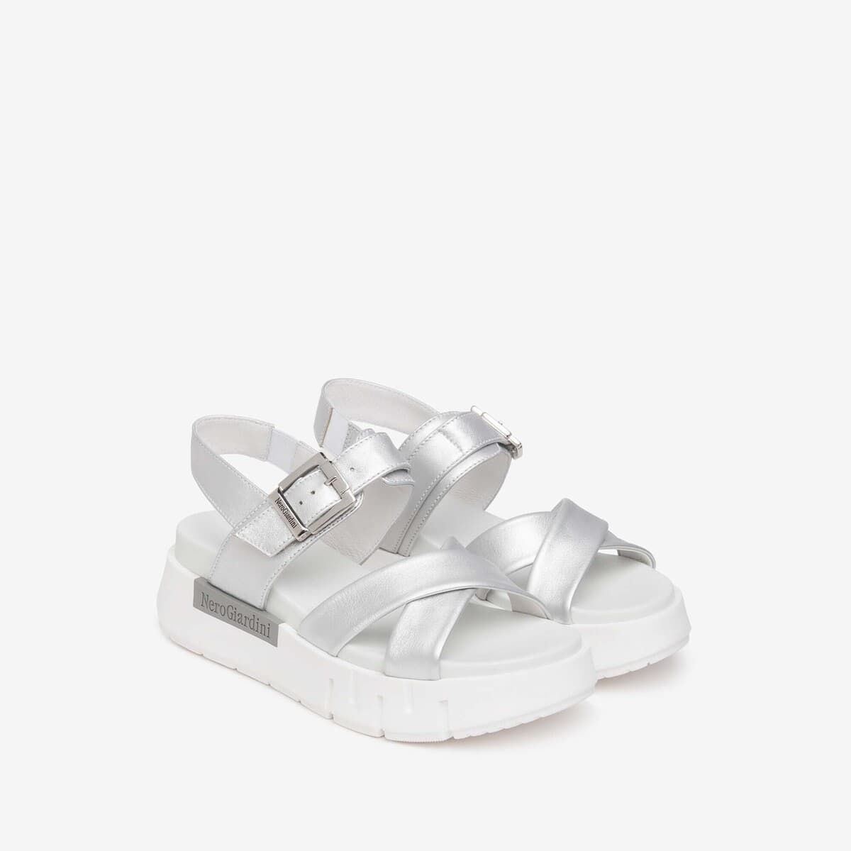 Women's Platforms NeroGiardini Silver