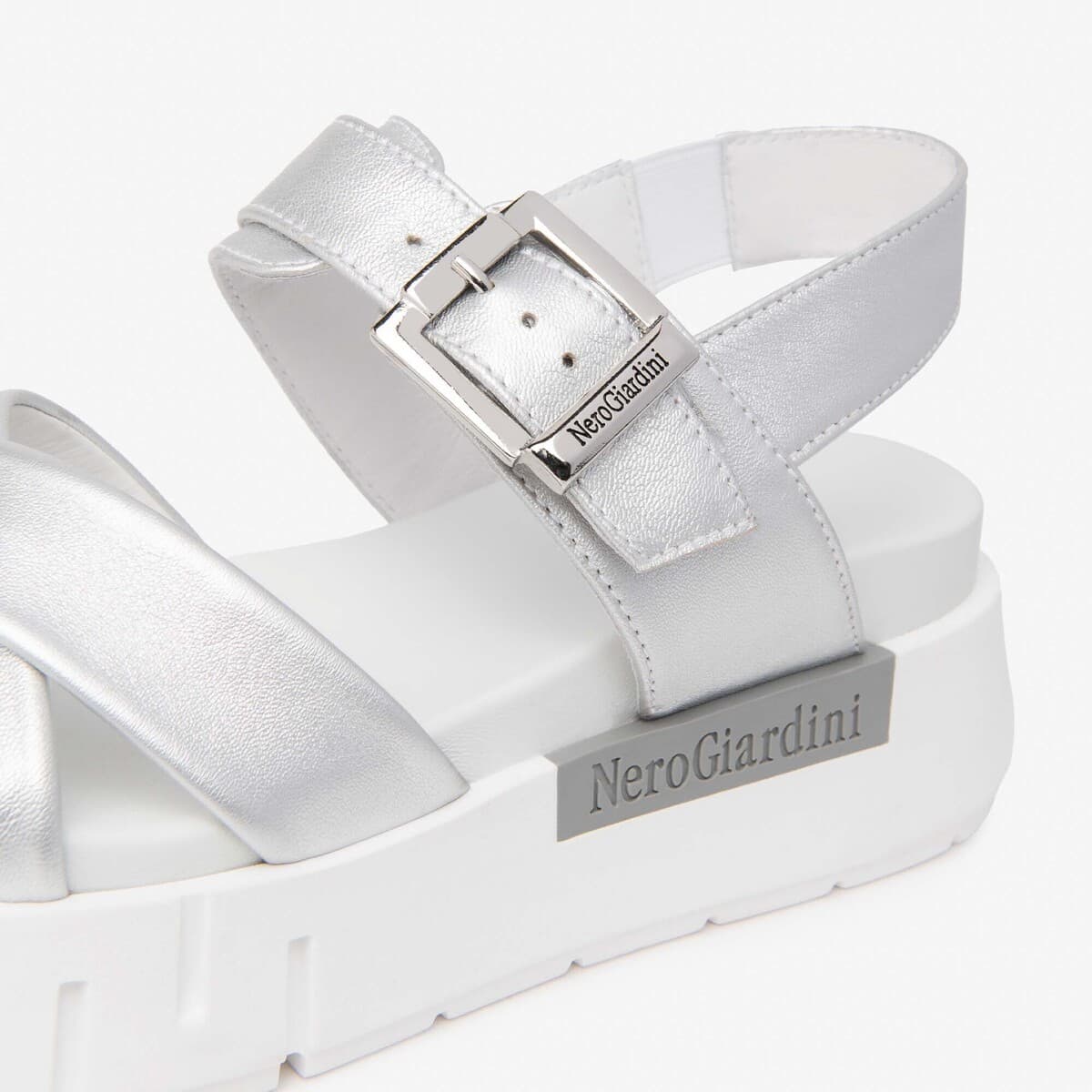 Women's Platforms NeroGiardini Silver
